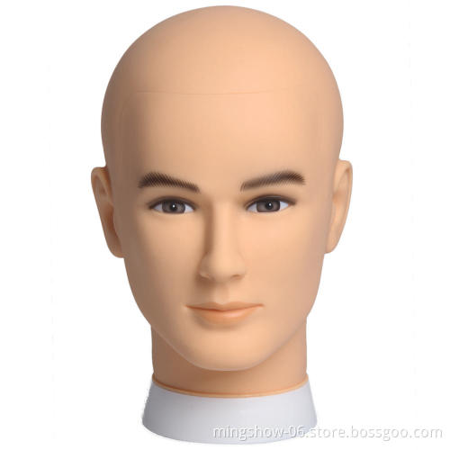 Scarf display mannequin head, mannequin head for display hat